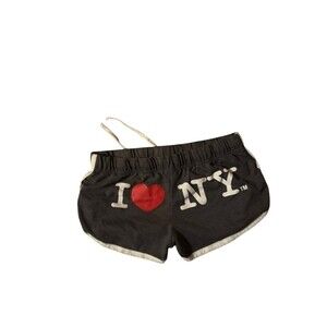 I <3 NY New York drawstring shorts small